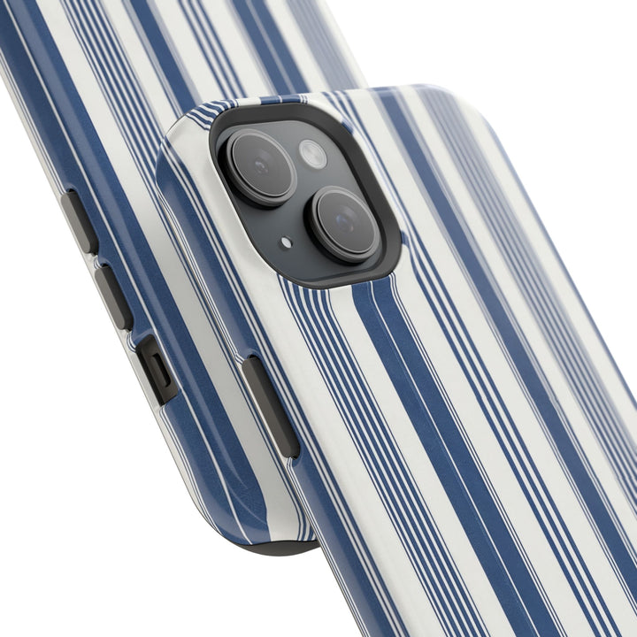 MagSafe Cute Phone Case, Coastal Striped Phone Case for iPhone 17 16 15 14 13 12 Pro Max, Samsung S26 S25 S24 Ultra case - Studio40ParkLane