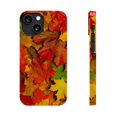 Fall Leaves Slim Cute Phone Cases for Iphone  | iPhone 15 Case | iPhone 15 Pro Max Case, Iphone 14, Iphone 14 Pro Max, Iphone 13