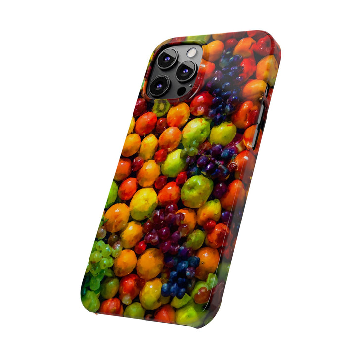 Slim Cute Phone Cases for Iphone | iPhone 15 Case | iPhone 15 Pro Max Case, Iphone 14, Iphone 14 Pro Max, Iphone 13, Summer Assorted Fruits - Studio40ParkLane