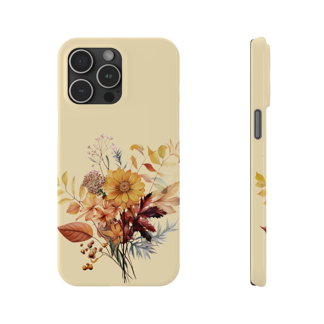 Slim Fall Autumn Leaves Gift for Her Cute Phone Cases for Iphone 16 | iPhone 15 Case | iPhone 15 Pro Max Case, Iphone 14, Iphone 14 Pro Max, Iphone 13, Slim - Studio40ParkLane