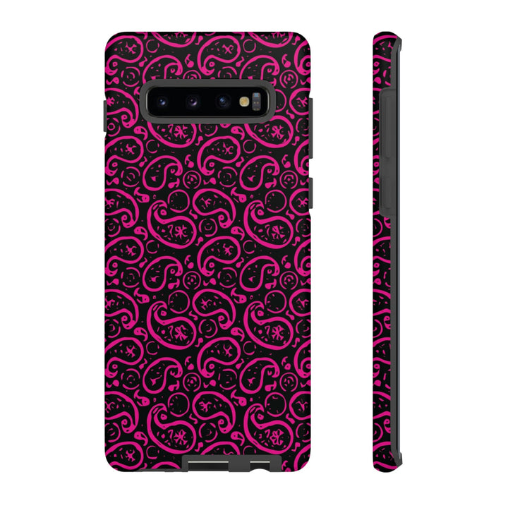 Samsung Galaxy Phone Case | Galaxy S23, S22, S21, S20 | Luxury Case Double Layered | Impact Resistant | Fashionable - Paisley 3 - Studio40ParkLane