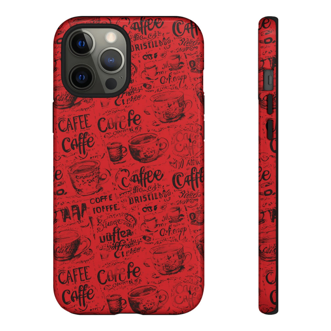 Cute IPhone Case | Red Black Coffee, iPhone 15 Case | iPhone 15 Pro Case, Iphone 14 Case, Iphone 14 Pro Max Case, Protective Iphone Case - Studio40ParkLane