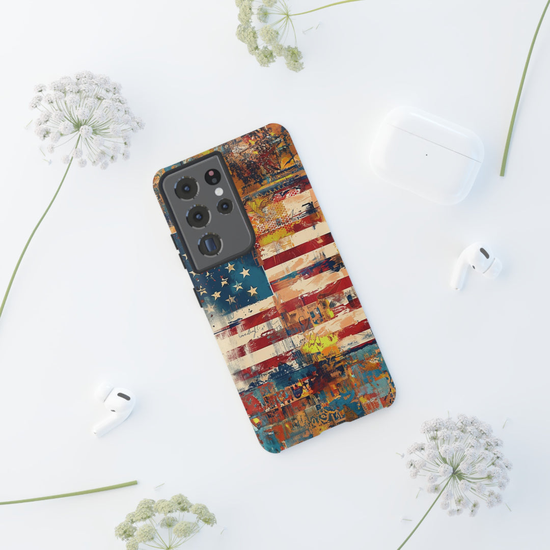 Impact Resistant, American Flag, Cute Phone Cases for Samsung S24, S23, S22, S21, IPhone 15 pro Iphone 14 pro Iphone 13 IPhone 12 Iphone 11 - Studio40ParkLane