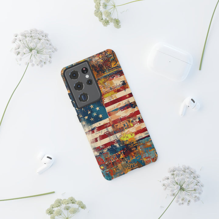 Impact Resistant, American Flag, Cute Phone Cases for Samsung S24, S23, S22, S21, IPhone 15 pro Iphone 14 pro Iphone 13 IPhone 12 Iphone 11 - Studio40ParkLane