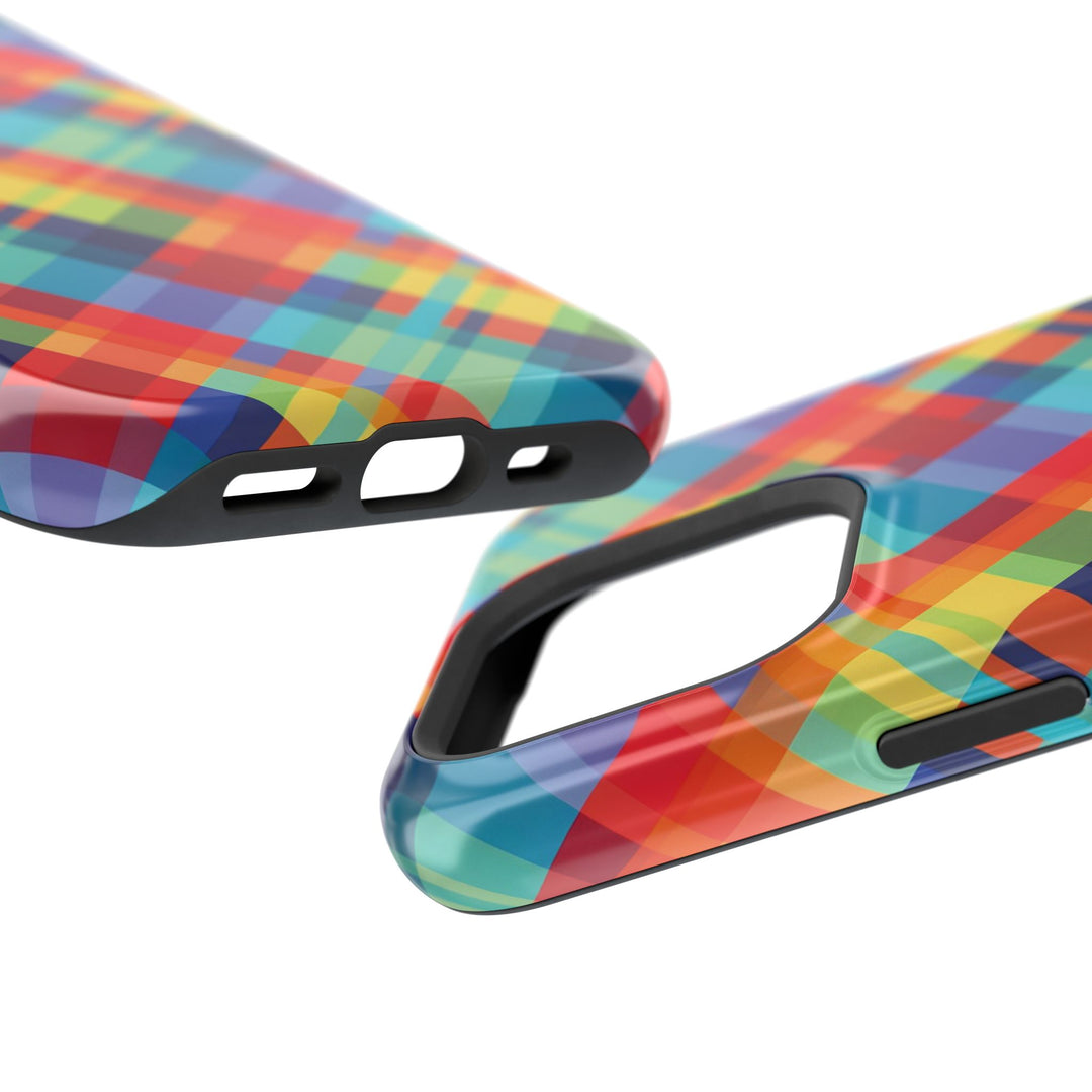 Checkered Plaid Magsafe Gift for Her Cute Phone Case for Iphone, | iPhone 16 | iPhone 15 Pro Max, Iphone 14 Pro Max, 13 12 11 10 9 8 7 - Studio40ParkLane