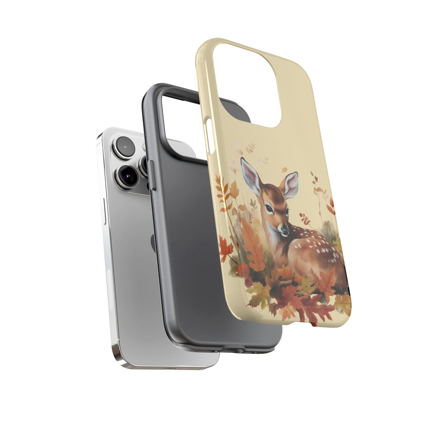 Autumn Fall Deer Gift for Her Cute Phone Case for, Samsung Galaxy S24, S23, S22, S21, IPhone 16 Case | Iphone 15, Iphone 14, IPhone 13 Case