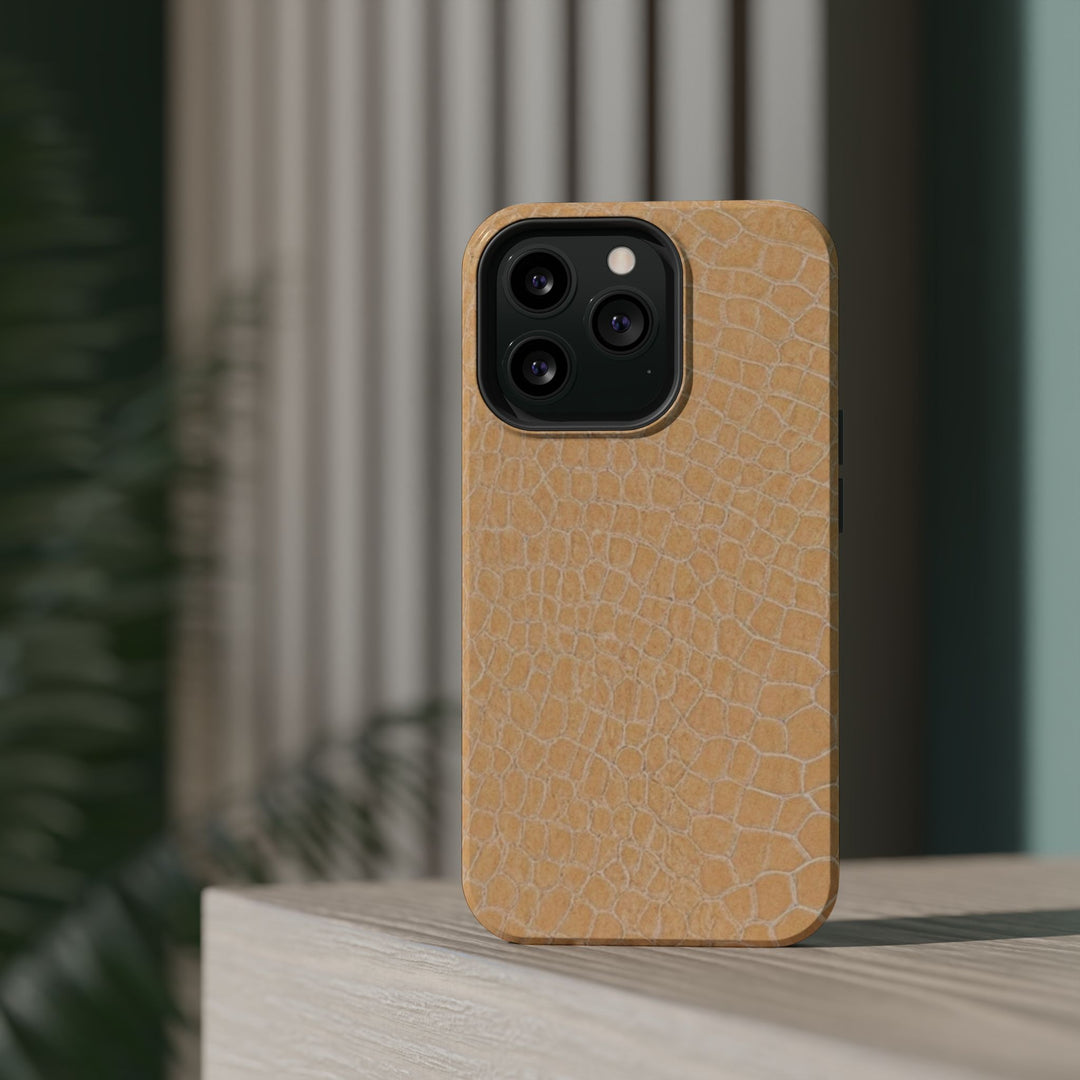 Non Leather Beige Color Pattern Magsafe Cute Phone Case for Iphone Gift for Her, | iPhone 15 Case | iPhone 15 Pro Max Case, Iphone 14, Iphone 14 Pro Max, Iphone 13, Iphone 16 - Studio40ParkLane