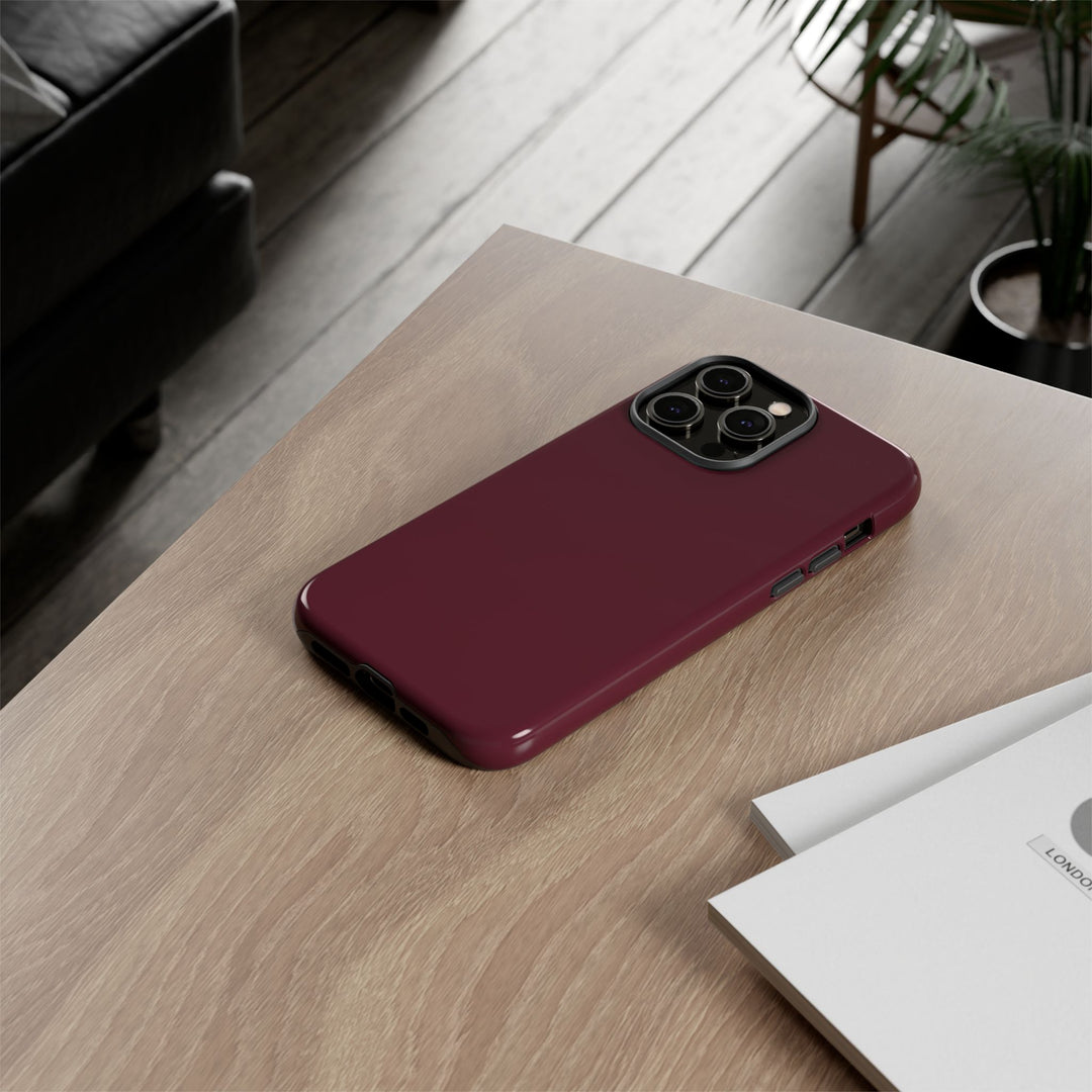 Premium Tough Burgundy Maroon Red Gift for Her Cute Phone Cases for Samsung S25 S24, S23, S22, S21, Iphone, 16, 15, 14, 13 Pro Max Ultra - Studio40ParkLane