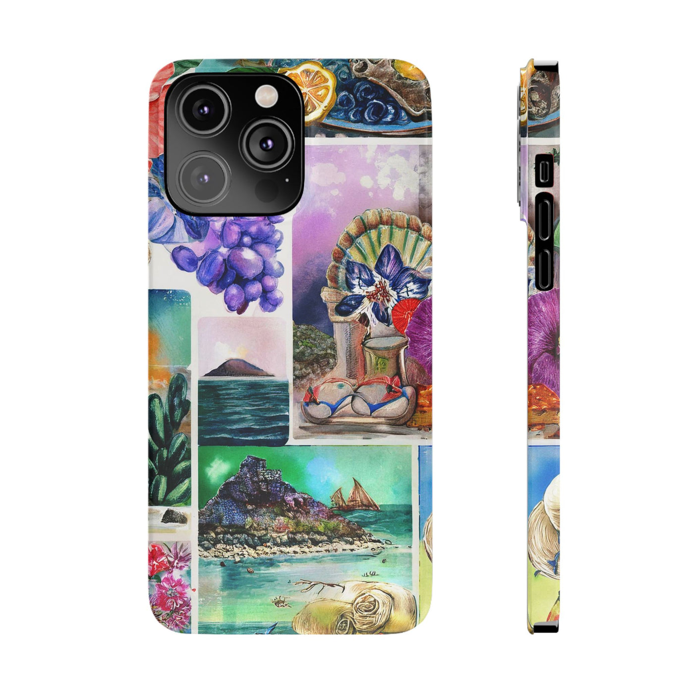 Slim Travel Coquette Collage Cute Phone Cases for Iphone  | iPhone 15 Case | iPhone 15 Pro Max Case, Iphone 14, Iphone 14 Pro Max, Iphone 13