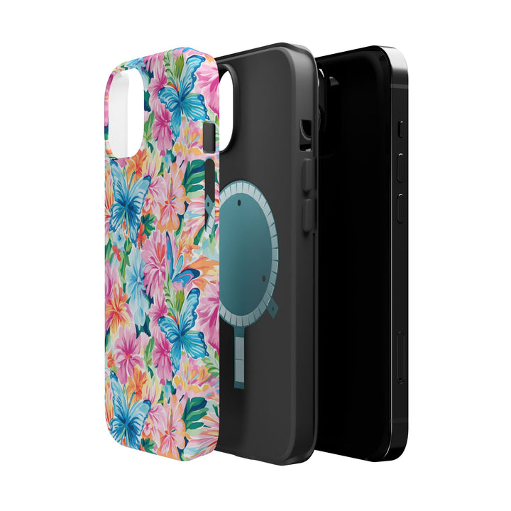 Butterflies Flowers Magsafe Cute Phone Case for Iphone Gift for Her, iPhone 16 Case iPhone 15 Pro Max Case, Iphone 14, Iphone 14 Pro Max, 13, 12 - Studio40ParkLane
