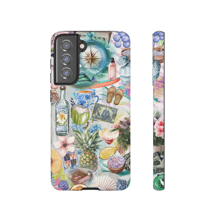 Impact Resistant, Travel Coquette Collage, Cute Phone Cases for Samsung S24, S23, S22, S21, IPhone 15 pro Iphone 14 pro Iphone 13 IPhone 12 Iphone 11 - Studio40ParkLane