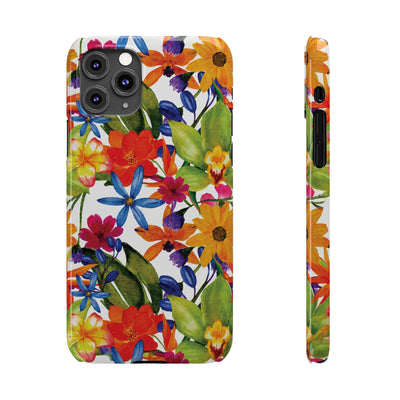 Slim Spring Flowers Gift for Her Cute Phone Cases for Iphone 16 Pro Max | iPhone 15 Case | iPhone 15 Pro Max Case, Iphone 14, 13, 12, 11, 10, 8, 7 - Studio40ParkLane