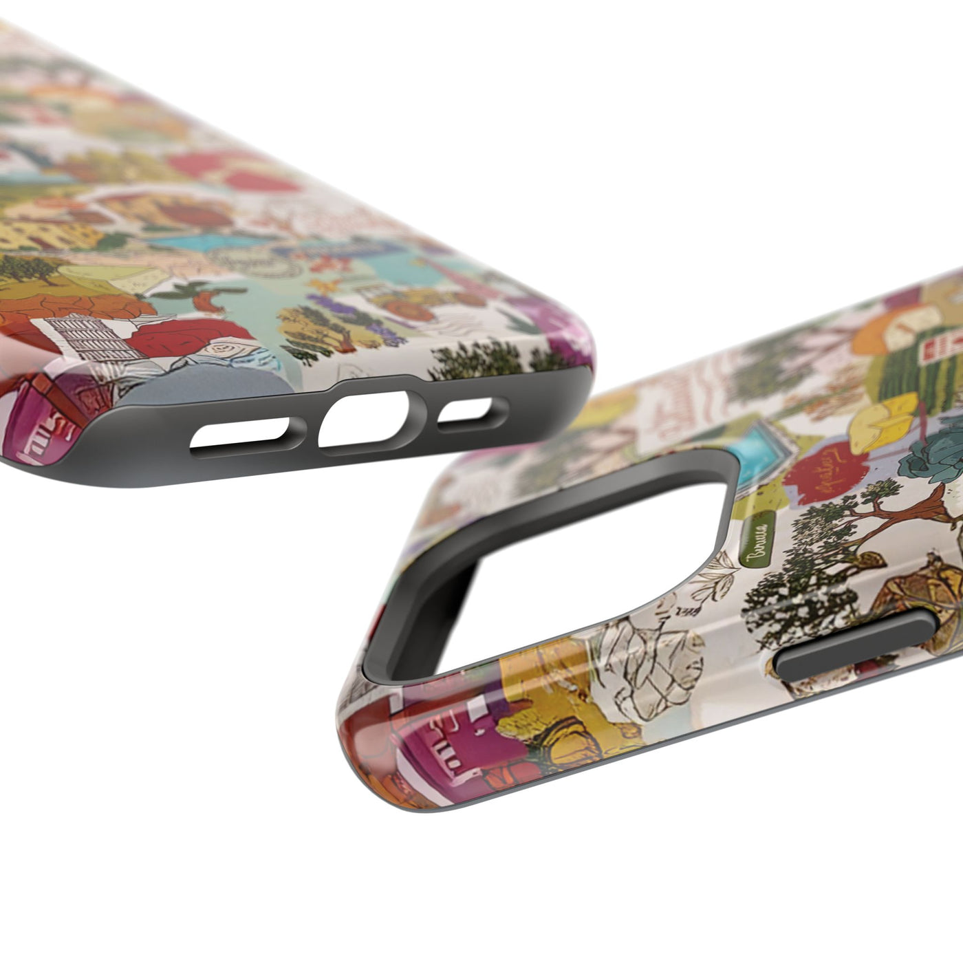 Italy Tuscany Coquette Collage Tough Magsafe Cute Phone Cases for Iphone | iPhone 17 Pro Max Case, Iphone 16, Iphone 15 14 13 12 11 10 9 - Studio40ParkLane