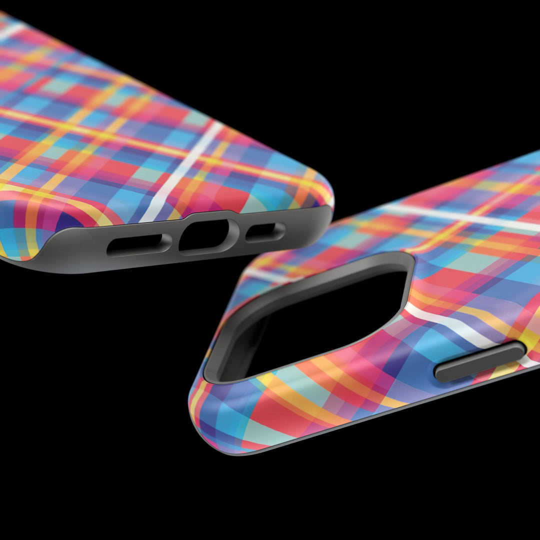 Checkered Plaid Magsafe Gift for Her Cute Phone Case for Iphone, | iPhone 16 | iPhone 15 Pro Max, Iphone 14 Pro Max, 13 12 11 10 9 8 7 - Studio40ParkLane