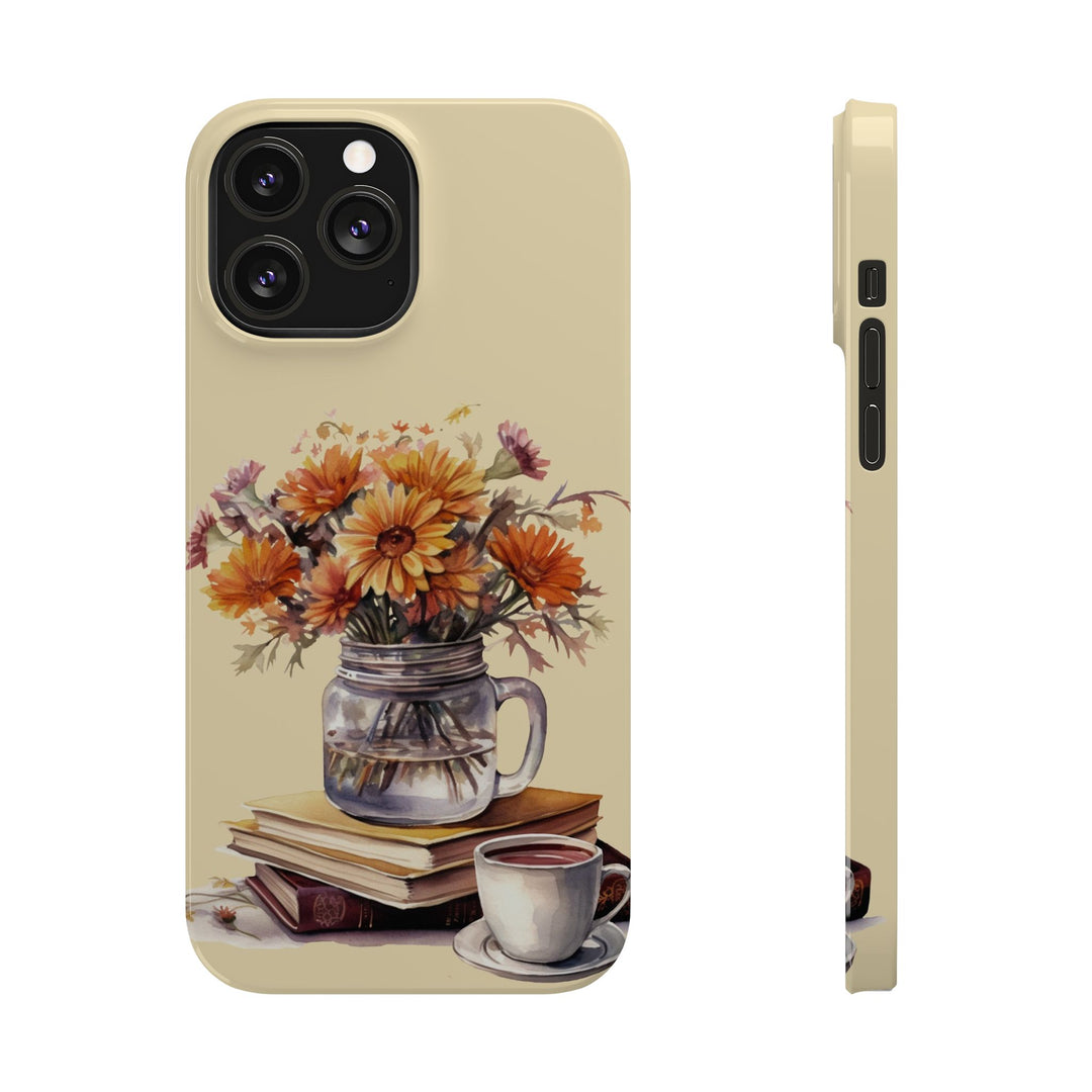 Slim Fall Autumn Leaves Cute Phone Cases for Iphone 16 | iPhone 15 Case | iPhone 15 Pro Max Case, Iphone 14, Iphone 14 Pro Max, Iphone 13, Slim Mom Dad Gift - Studio40ParkLane