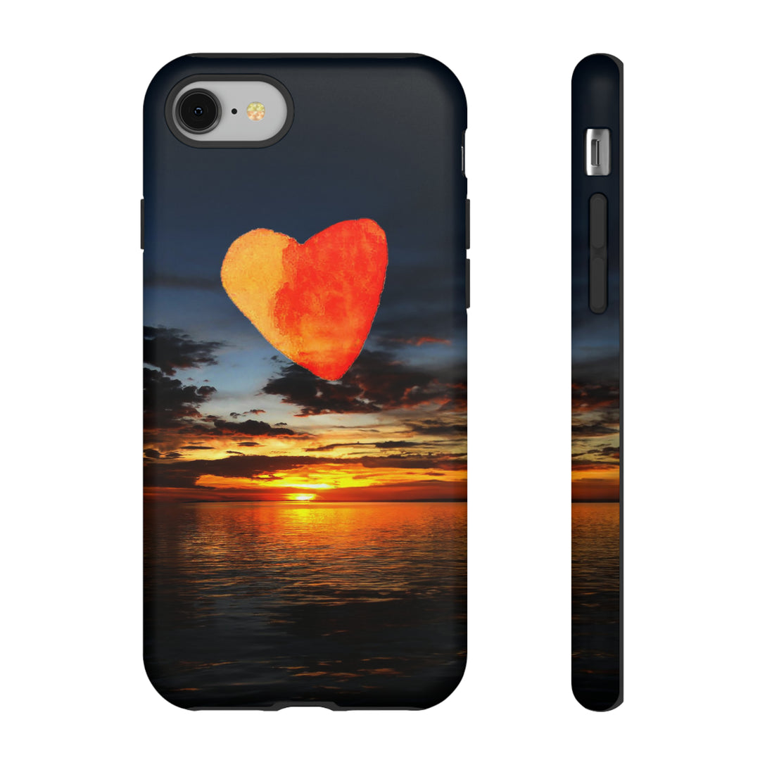 Cute IPhone Case | Rising Heart Love Sunset, iPhone 15 Case | iPhone 15 Pro Case, Iphone 14 Case, Iphone 14 Pro Max Case - Studio40ParkLane
