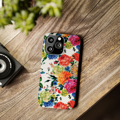 Slim Spring Flowers Gift for Her Cute Phone Cases for Iphone 16 Pro Max | iPhone 15 Case | iPhone 15 Pro Max Case, Iphone 14, 13, 12, 11, 10, 8, 7 - Studio40ParkLane