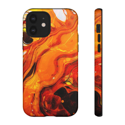 Impact Resistant, Fall Colors Marble, Cute Phone Cases for Samsung S24, S23, S22, S21, IPhone 15 pro Iphone 14 pro Iphone 13 IPhone 12 Iphone 11