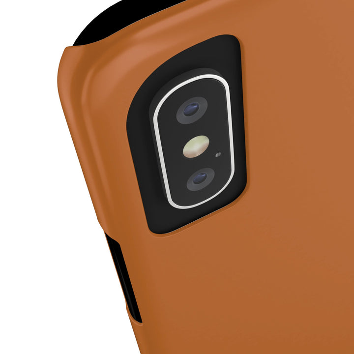 Slim Red Rust Brown Gift for Her Aesthetic Cute Phone Case for Iphone 16 - | iPhone 15 Pro Max Case | iPhone 14 Case 13 12 11 10 9 8 7 - Studio40ParkLane