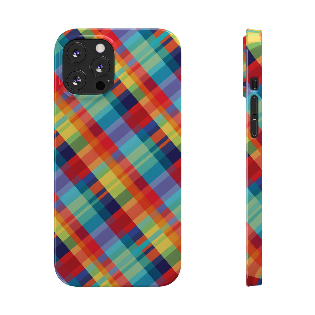 Slim Checkered Plaid Gift for Her Cute Phone Cases for Iphone 16 Pro Max | iPhone 15 Case | iPhone 15 Pro Max Case, Iphone 14, 13, 12, 11, 10, 8, 7 - Studio40ParkLane