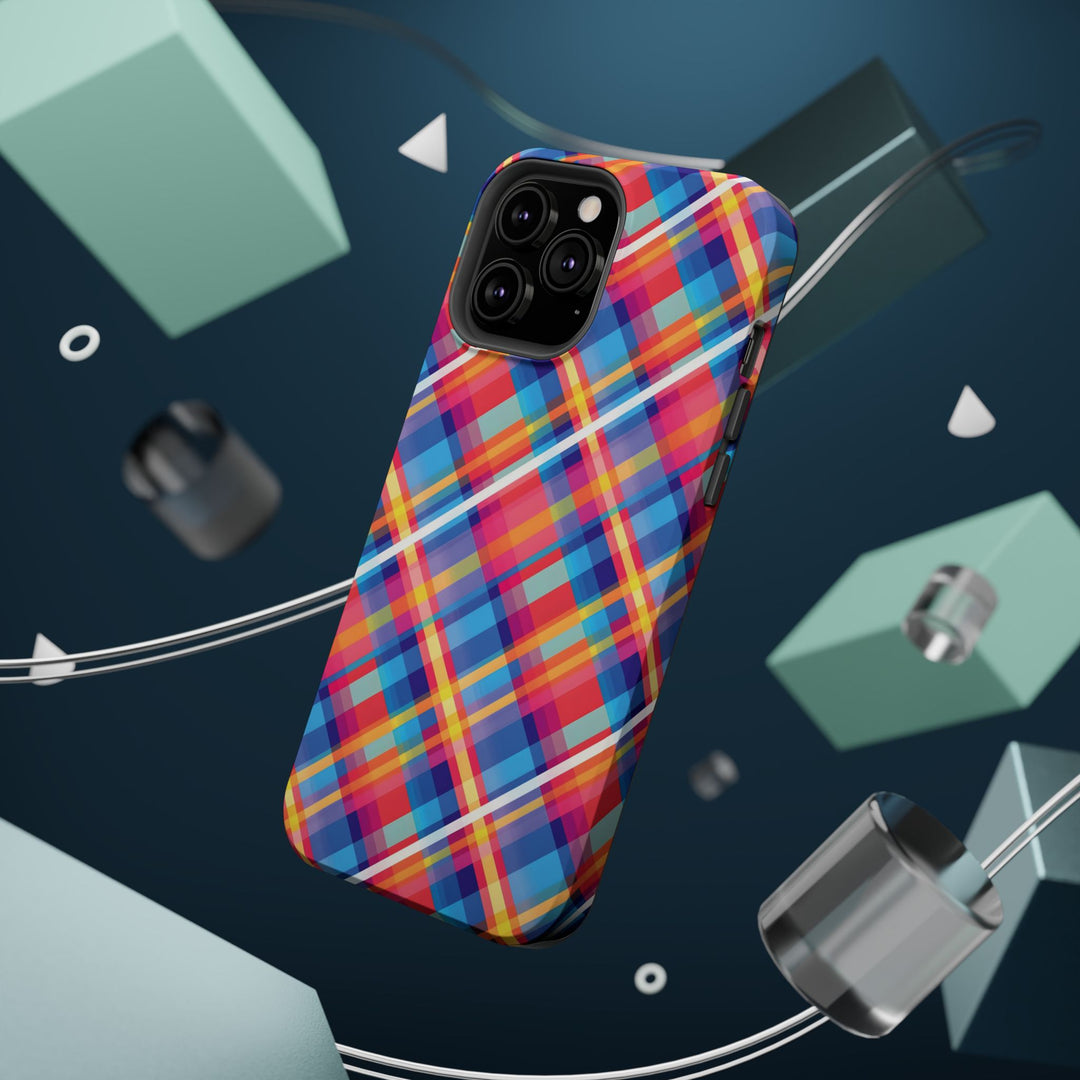 Checkered Plaid Magsafe Gift for Her Cute Phone Case for Iphone, | iPhone 16 | iPhone 15 Pro Max, Iphone 14 Pro Max, 13 12 11 10 9 8 7 - Studio40ParkLane