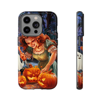 Autumn Fall Pumpkin Fairy Gift for Her Cute Phone Case for, Samsung Galaxy S24, S23, S22, S21, IPhone 16 Case | Iphone 15, Iphone 14, IPhone 13 Case