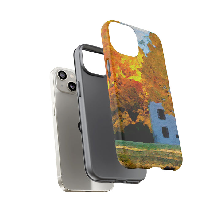 Impact Resistant, Fall Leaves Watercolor, Cute Phone Cases for Samsung S24, S23, S22, S21, IPhone 15 pro Iphone 14 pro Iphone 13 IPhone 12 Iphone 11 - Studio40ParkLane