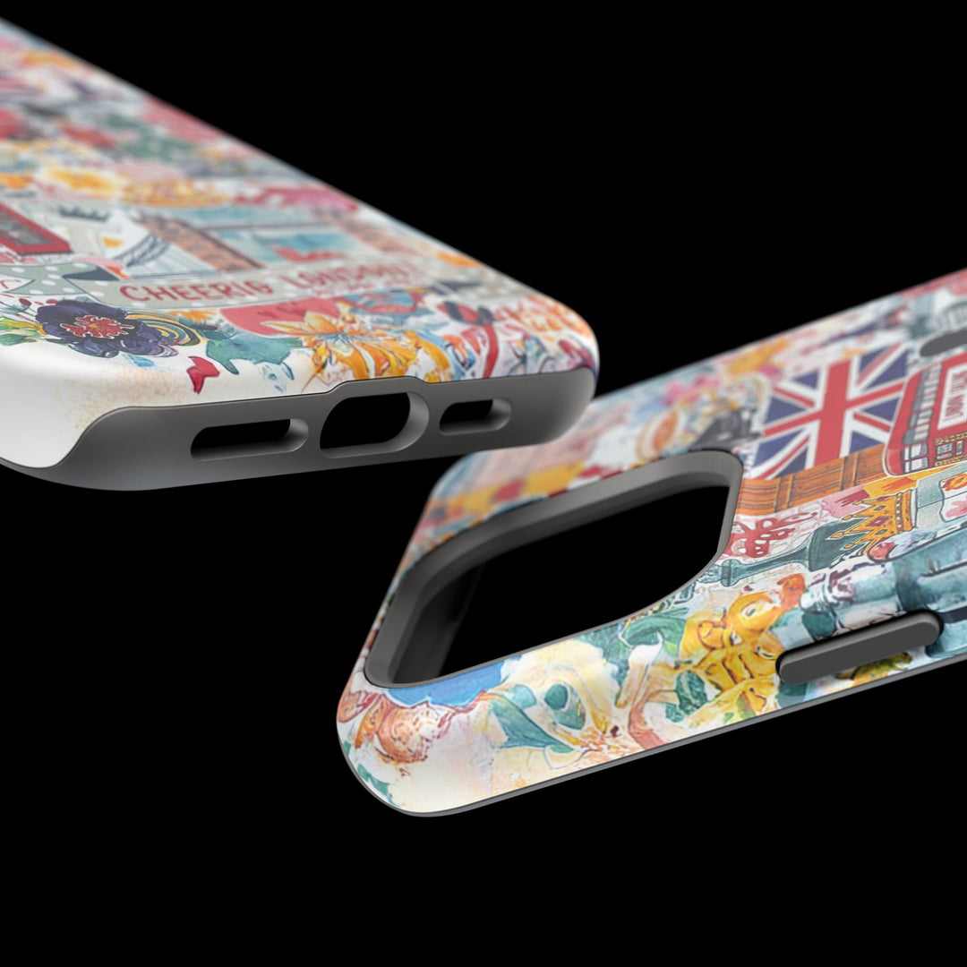 London England Coquette Collage Tough Magsafe Cute Phone Cases for Iphone | iPhone 17 Pro Max Case, Iphone 16, Iphone 15 14 13 12 11 10 9 - Studio40ParkLane