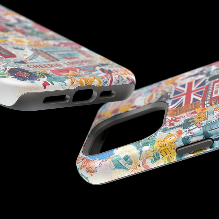 London England Coquette Collage Tough Magsafe Cute Phone Cases for Iphone | iPhone 17 Pro Max Case, Iphone 16, Iphone 15 14 13 12 11 10 9 - Studio40ParkLane