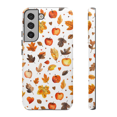 Autumn Fall Leaves Gift for Her Cute Phone Case for, Samsung Galaxy S24, S23, S22, S21, IPhone 16 Case | Iphone 15, Iphone 14, IPhone 13 Case