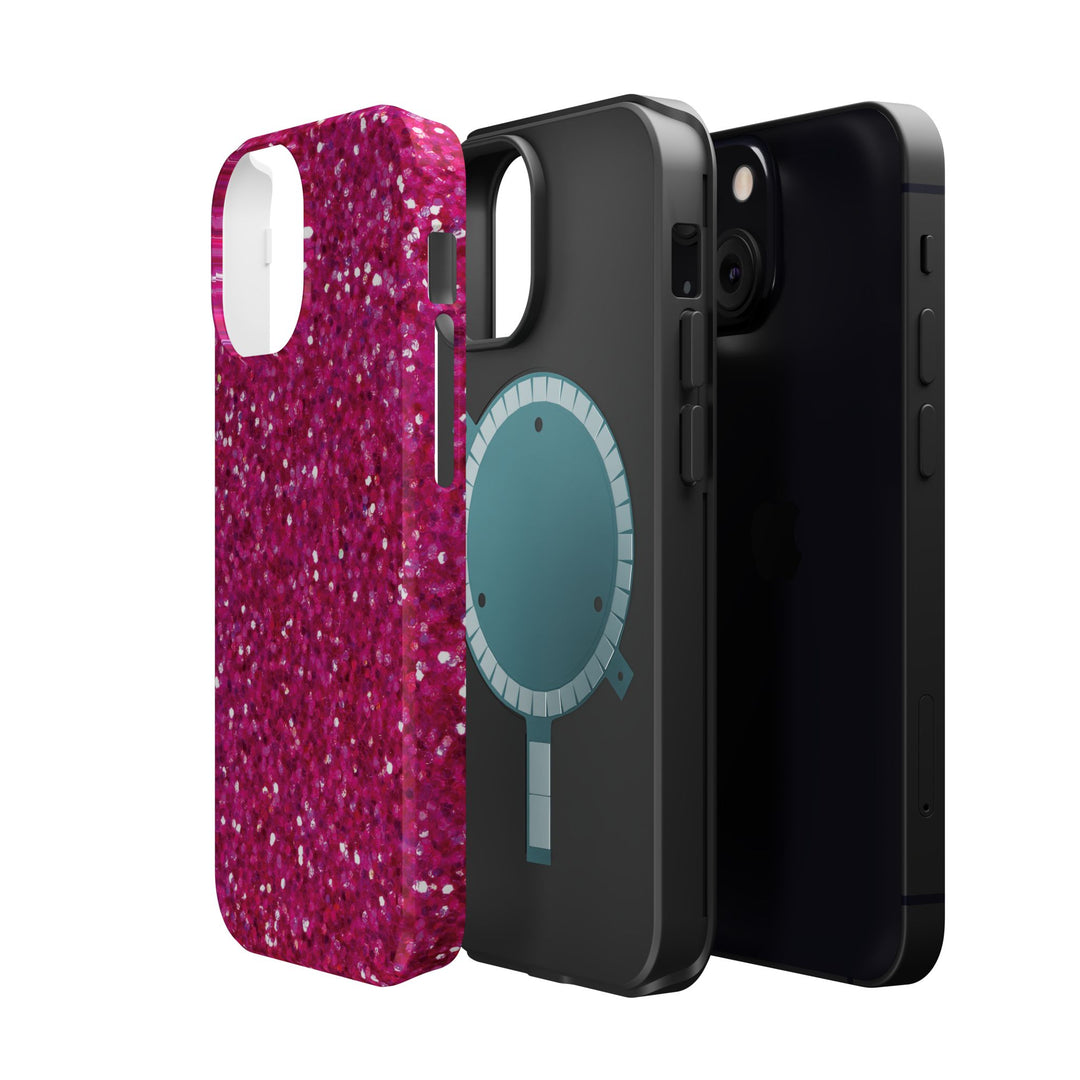 Non Glitter Pink Color Composition Magsafe Cute Phone Case for Iphone Gift for Her, | iPhone 15 Case | iPhone 15 Pro Max Case, Iphone 14, Iphone 14 Pro Max, Iphone 13, Iphone 16 - Studio40ParkLane