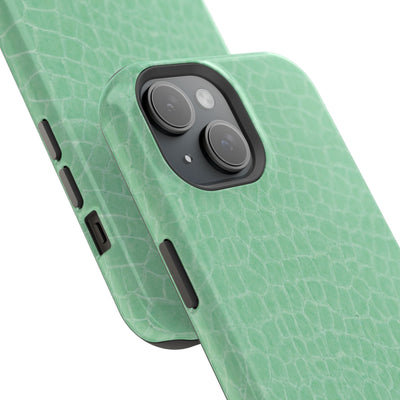 Non Leather Mint Color Pattern Magsafe Cute Phone Case for Iphone Gift for Her, | iPhone 15 Case | iPhone 15 Pro Max Case, Iphone 14, Iphone 14 Pro Max, Iphone 13, Iphone 16 - Studio40ParkLane