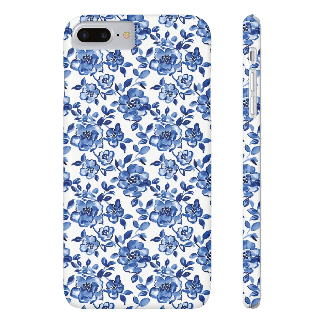 Slim Blue Chinoiserie Gift for Her Cute Phone Cases for Iphone 16 Pro Max | iPhone 15 Case | iPhone 15 Pro Max Case, Iphone 14, Iphone 14 Pro Max, Iphone 13 12 11 8 7 - Studio40ParkLane