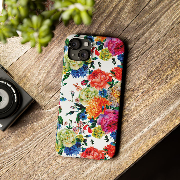 Slim Spring Flowers Gift for Her Cute Phone Cases for Iphone 16 Pro Max | iPhone 15 Case | iPhone 15 Pro Max Case, Iphone 14, 13, 12, 11, 10, 8, 7 - Studio40ParkLane