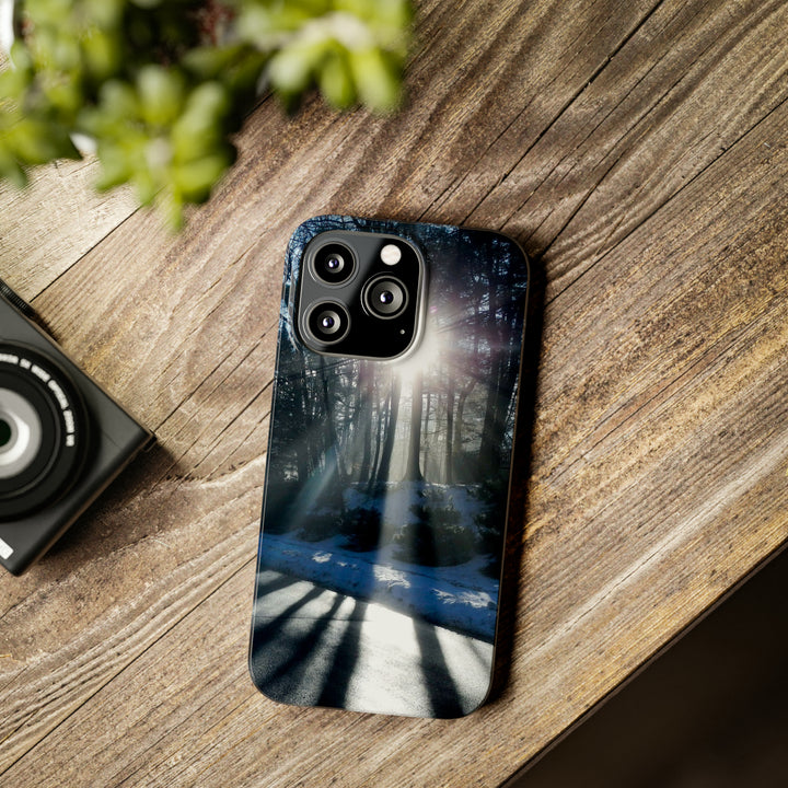 Slim Cute Phone Cases for Iphones - | iPhone 15 Case | iPhone 15 Pro Max Case, Iphone 14 Case, Iphone 14 Pro Max, Iphone 13, Winter Morning Sun - Studio40ParkLane