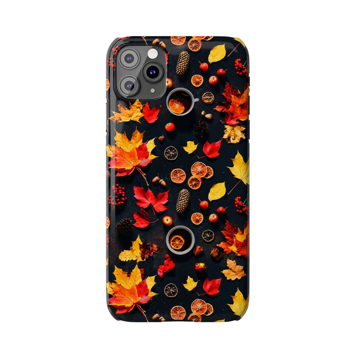 Slim Cute Fall Leaves Collage Phone Cases for Iphone | iPhone 15 Case | iPhone 15 Pro Max Case, Iphone 14, Iphone 14 Pro Max, Iphone 13, Iphone 16 - Studio40ParkLane