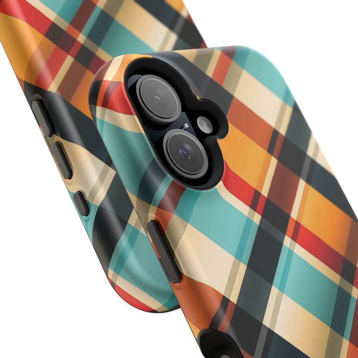Checkered Plaid Magsafe Gift for Her Cute Phone Case for Iphone, | iPhone 16 | iPhone 15 Pro Max, Iphone 14 Pro Max, 13 12 11 10 9 8 7 - Studio40ParkLane