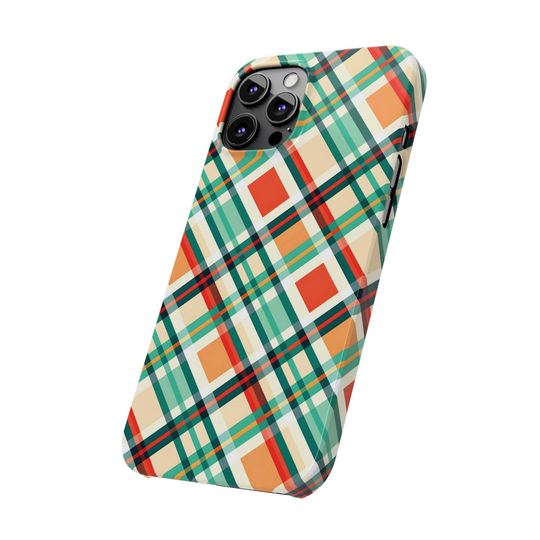 Slim Checkered Plaid Gift for Her Cute Phone Cases for Iphone 16 Pro Max | iPhone 15 Case | iPhone 15 Pro Max Case, Iphone 14, 13, 12, 11, 10, 8, 7 - Studio40ParkLane