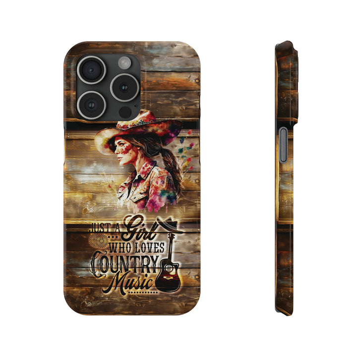 Slim Cute Phone Cases for Iphone - | iPhone 15 Case | iPhone 15 Pro Max Case, Iphone 14 Case, Iphone 14 Pro Max, Iphone 13, Country Music Girl - Studio40ParkLane