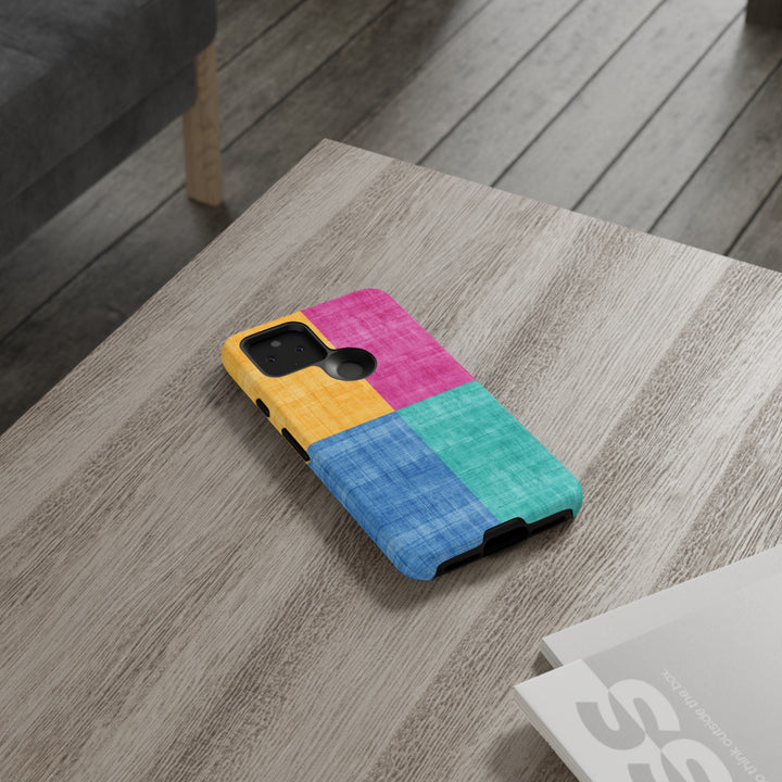 Impact Resistant, Colored Shapes, Cute Phone Cases for Samsung S24, S23, S22, S21, IPhone 15 pro Iphone 14 pro Iphone 13 IPhone 12 Iphone 11 - Studio40ParkLane