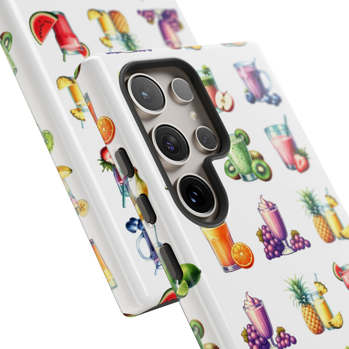 Cute Samsung Case | Cool Iphone Case | Tropical Summer Fruit Cocktail, Samsung S24, S23, S22, S21, IPhone 15 Case | Iphone 14 Case, Iphone 13 Case - Studio40ParkLane