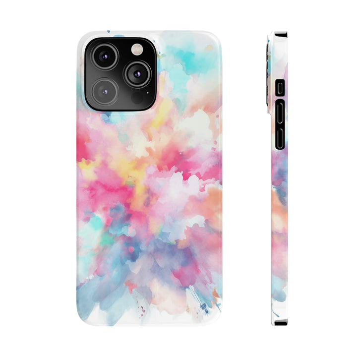 Slim Paint Splash Pink Gift for Her Cute Phone Cases for Iphone 16 Pro Max | iPhone 15 Case | iPhone 15 Pro Max Case, Iphone 14, Iphone 14 Pro Max, Iphone 13 12 11 8 7 - Studio40ParkLane