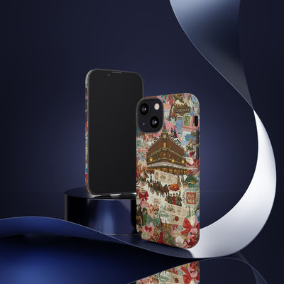 Aesthetic Tough London Coquette Collage Premium Phone Case - For iPhone 17 Pro Max iPhone 16 Pro iPhone 15 Iphone 14 Plus 13 Pro 12 11 10 XR - Studio40ParkLane