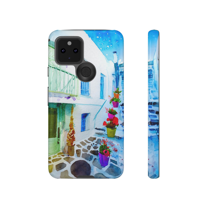 Impact Resistant, Greece House, Cute Phone Cases for Samsung S24, S23, S22, S21, IPhone 15 pro Iphone 14 pro Iphone 13 IPhone 12 Iphone 11 - Studio40ParkLane