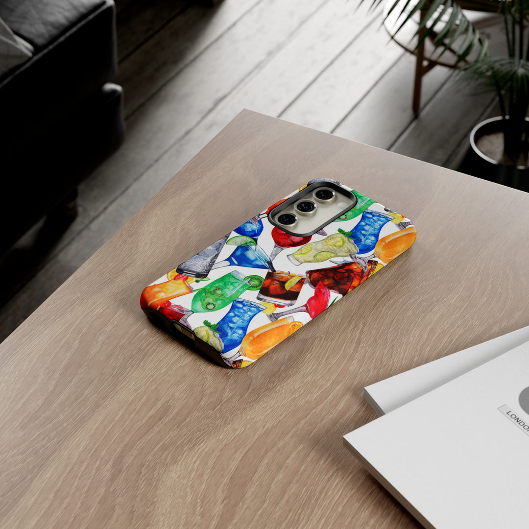 Cute Samsung Case | Cool Iphone Case | Summer Fruit Cocktail, Samsung S24, S23, S22, S21, IPhone 15 Case | Iphone 14 Case, Iphone 13 Case - Studio40ParkLane