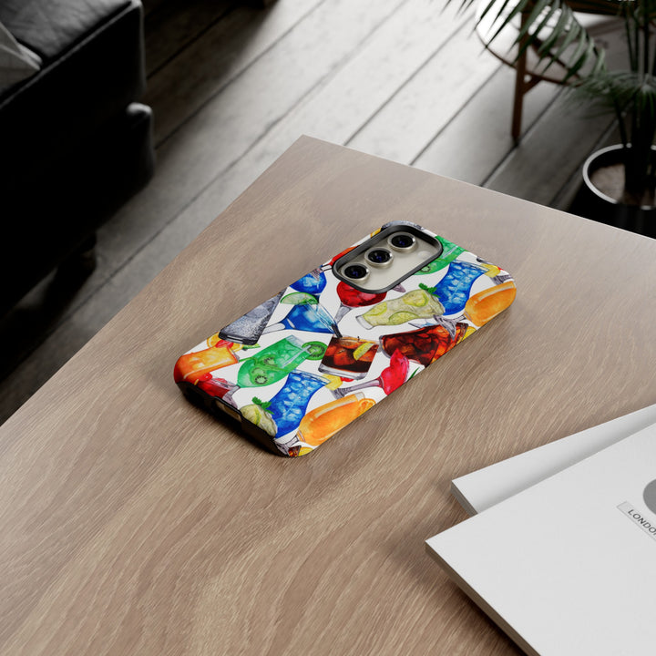 Cute Samsung Case | Cool Iphone Case | Summer Fruit Cocktail, Samsung S24, S23, S22, S21, IPhone 15 Case | Iphone 14 Case, Iphone 13 Case - Studio40ParkLane