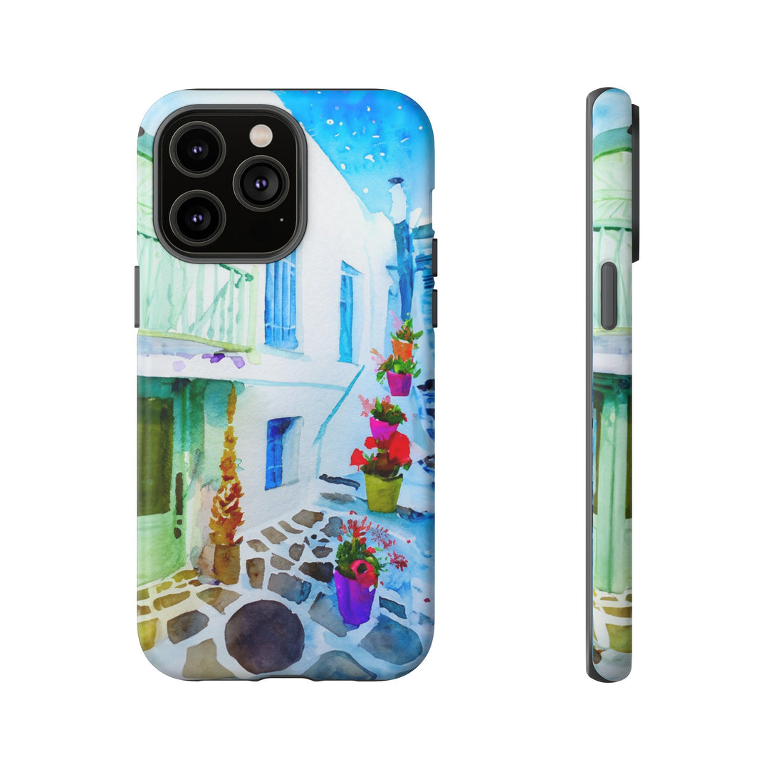 Impact Resistant, Greece House, Cute Phone Cases for Samsung S24, S23, S22, S21, IPhone 15 pro Iphone 14 pro Iphone 13 IPhone 12 Iphone 11 - Studio40ParkLane