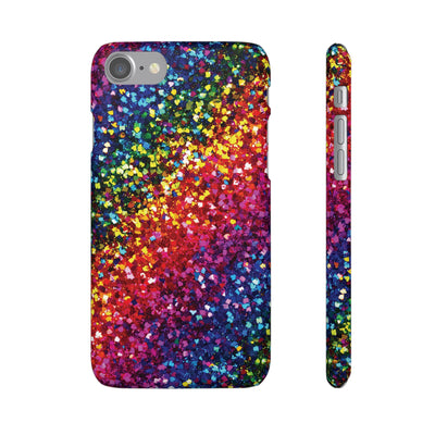 Snap Non-Glitter Muted Color Play on "Faux" Glitter Effect Cute Phone Cases for Samsung and Iphone, 16, 15, 14, S24, S23, S22, S21, S20, Plus and Ultra