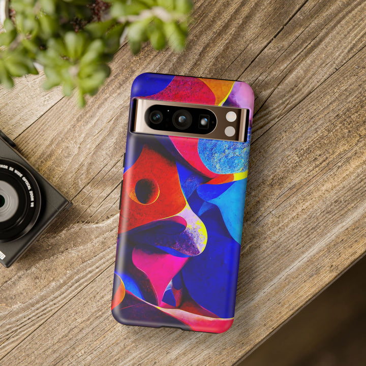 Impact Resistant, Abstract Shapes, Cute Phone Cases for Samsung S24, S23, S22, S21, IPhone 15 pro Iphone 14 pro Iphone 13 IPhone 12 Iphone 11 - Studio40ParkLane
