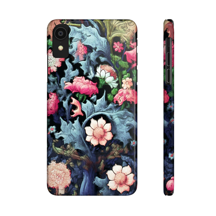 Slim Cute Phone Cases for Iphone - | iPhone 15 Case | iPhone 15 Pro Max Case, Iphone 14 Case, Iphone 14 Pro Max, Iphone 13, Flowers Scene - Studio40ParkLane